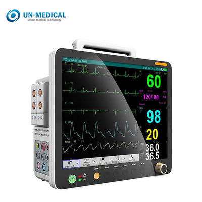 De modulaire 15“ Talen van Vital Signs Patient Monitor With ETCO2 17